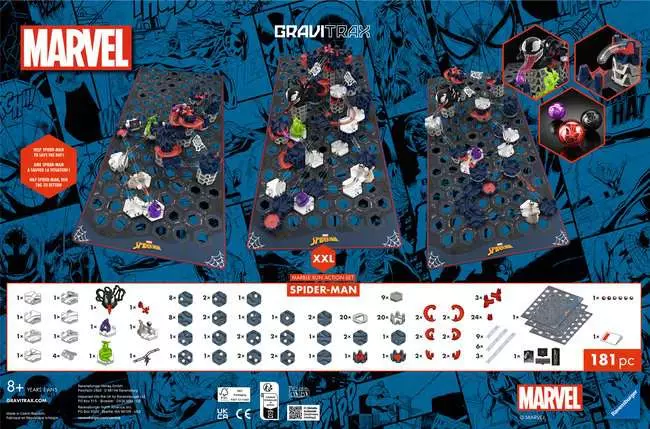Ravensburger | GraviTrax BASE Spider-Man - Action Set XXL | Brettspiel