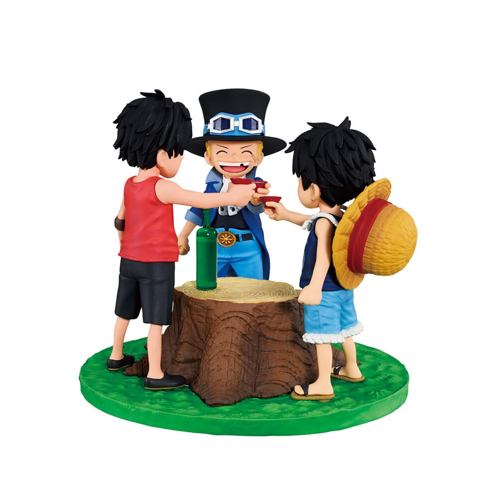Banpresto | Ace, Sabo & Luffy Dramatic Memories Ichibansho (10cm) | One Piece