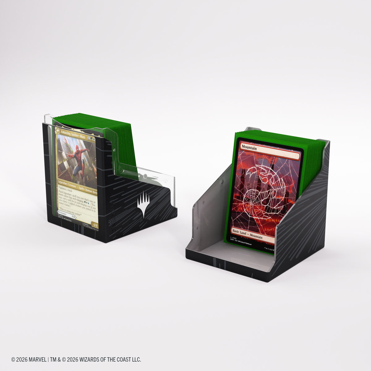 Gamegenic | Marvel Super Heroes - Comic Burst Black | Deckbox Bastion 100+ XL