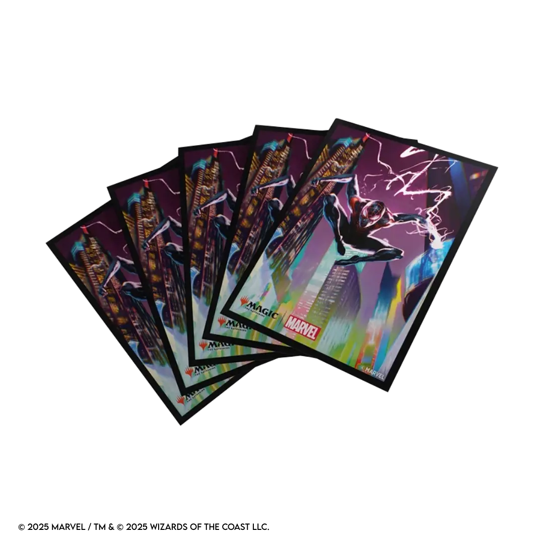 Gamegenic | Magic: The Gathering - Spider-Man / Miles Morales | Premium Art Sleeves (105 Stück)