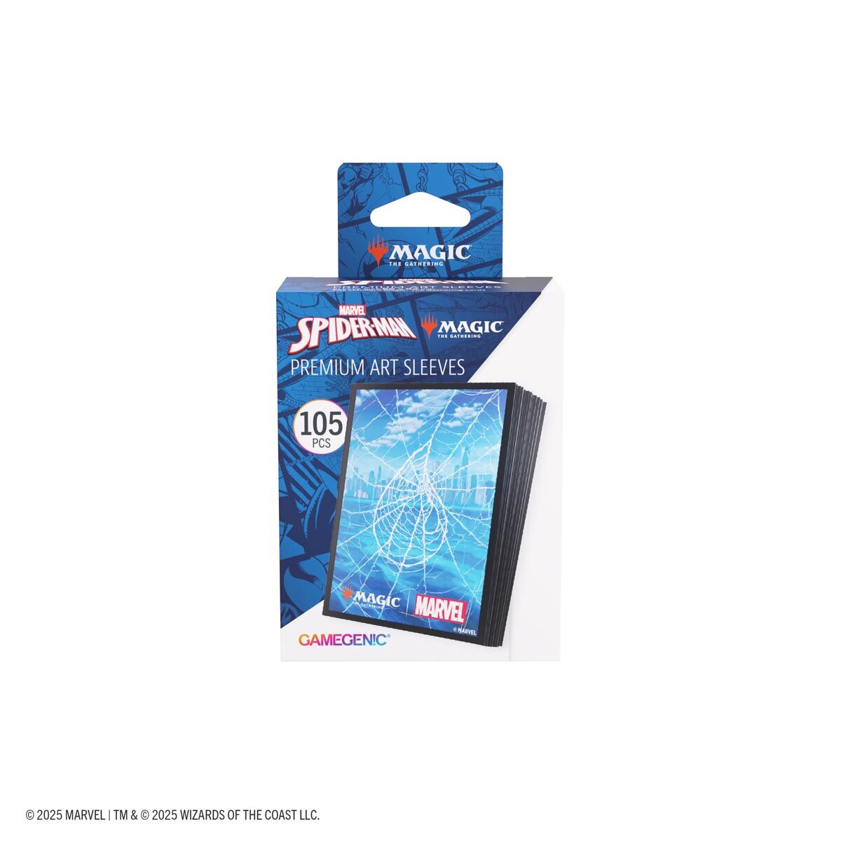 Gamegenic | Magic: The Gathering - Spider-Man / Island | Premium Art Sleeves (105 Stück)