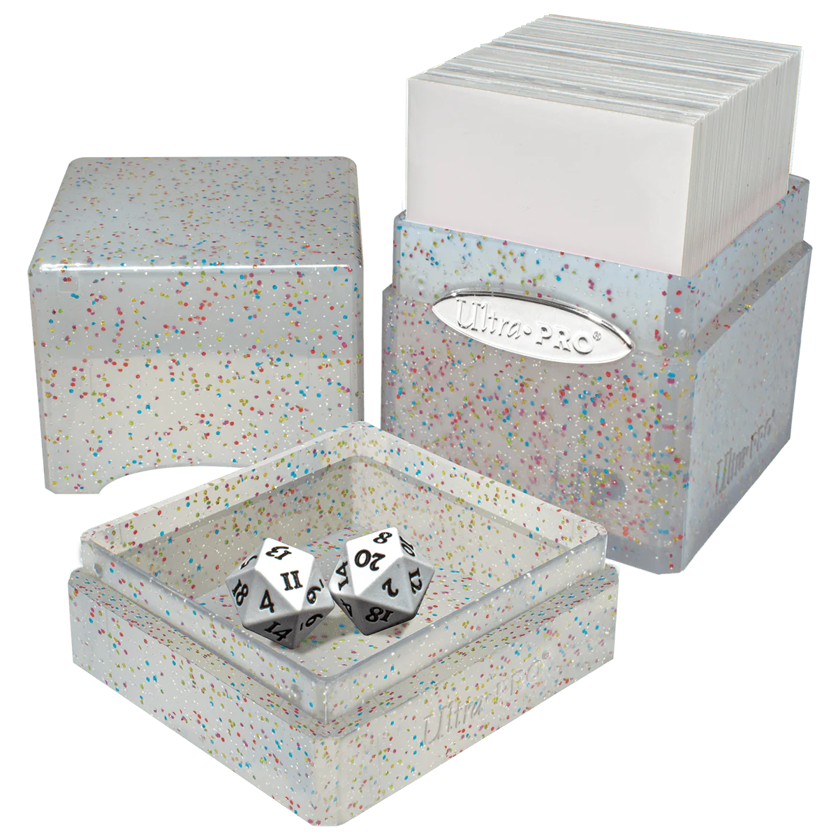 Ultra Pro - Satin Tower - Glitter Clear