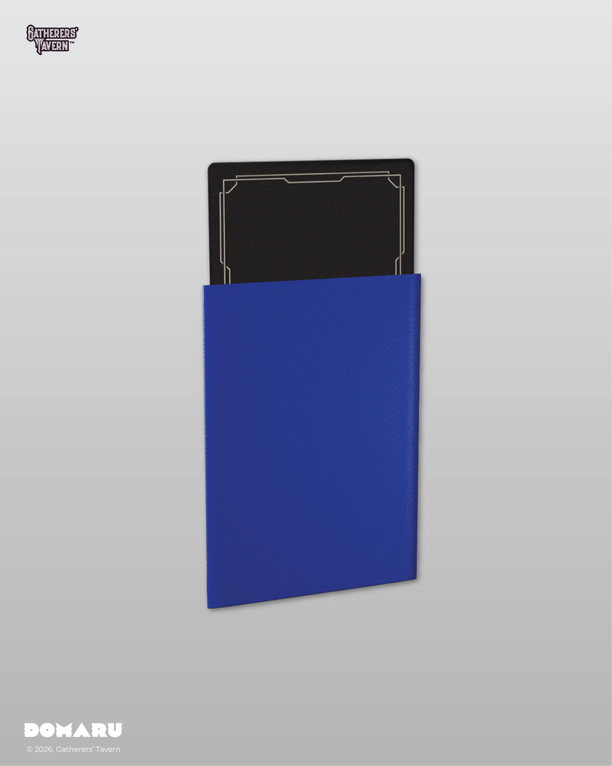 Gatherers' Tavern | Regular Fit Standard Sleeves Noble Blue | Domaru (100 Sleeves)