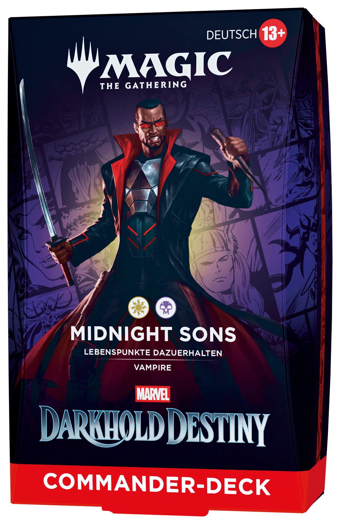Magic: The Gathering | Marvel Darkhold Destiny | Commander Deck Display (4 Stk.) (DE)