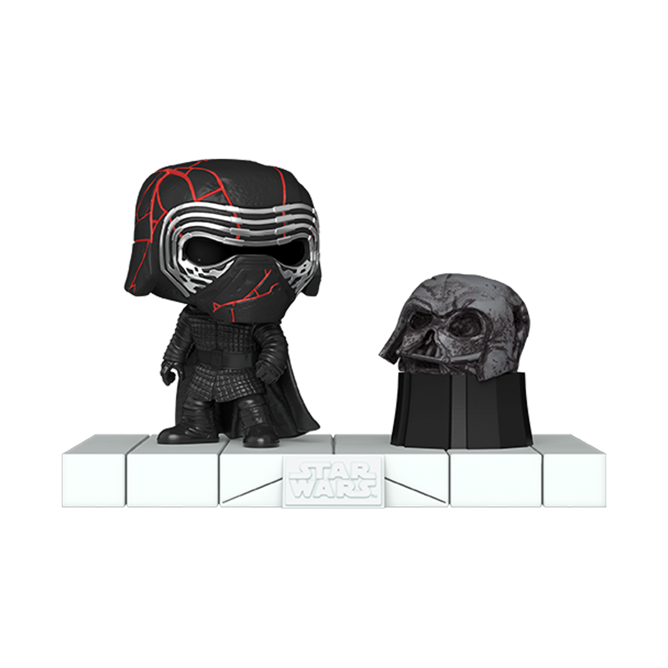 POP Deluxe: Kylo Ren with Darth Vader's Helmet - Star Wars