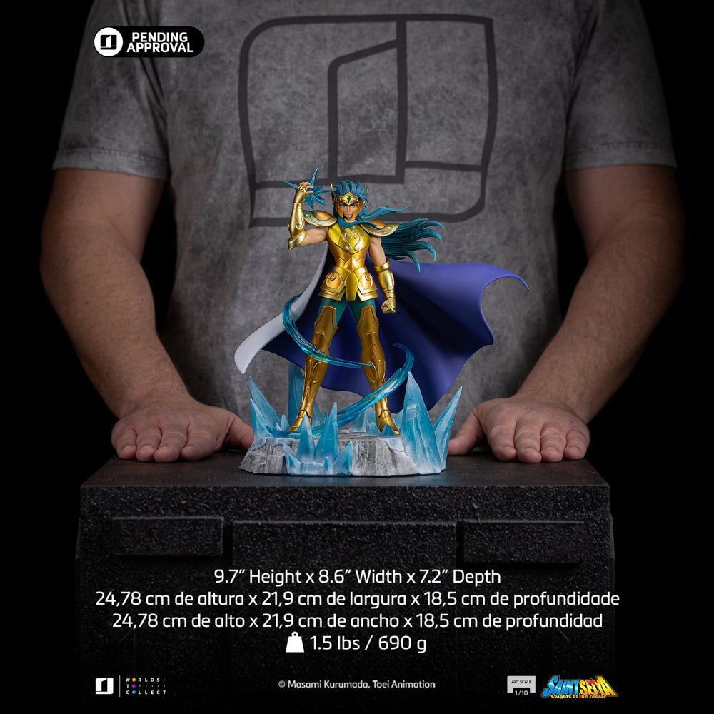 Iron Studios | Aquarius Camus | Saint Seiya - Art Scale 1/10
