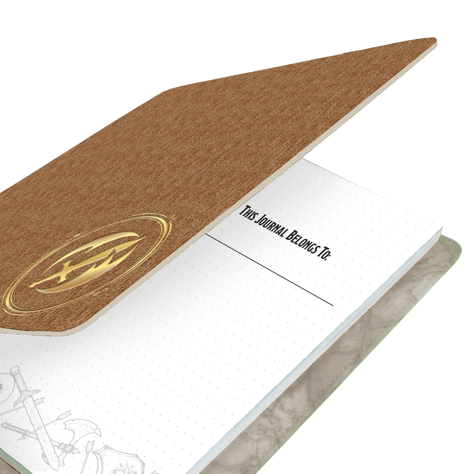 Ultra Pro | Premium Campaign Journal | Dungeons & Dragons Klasse Kämpfer