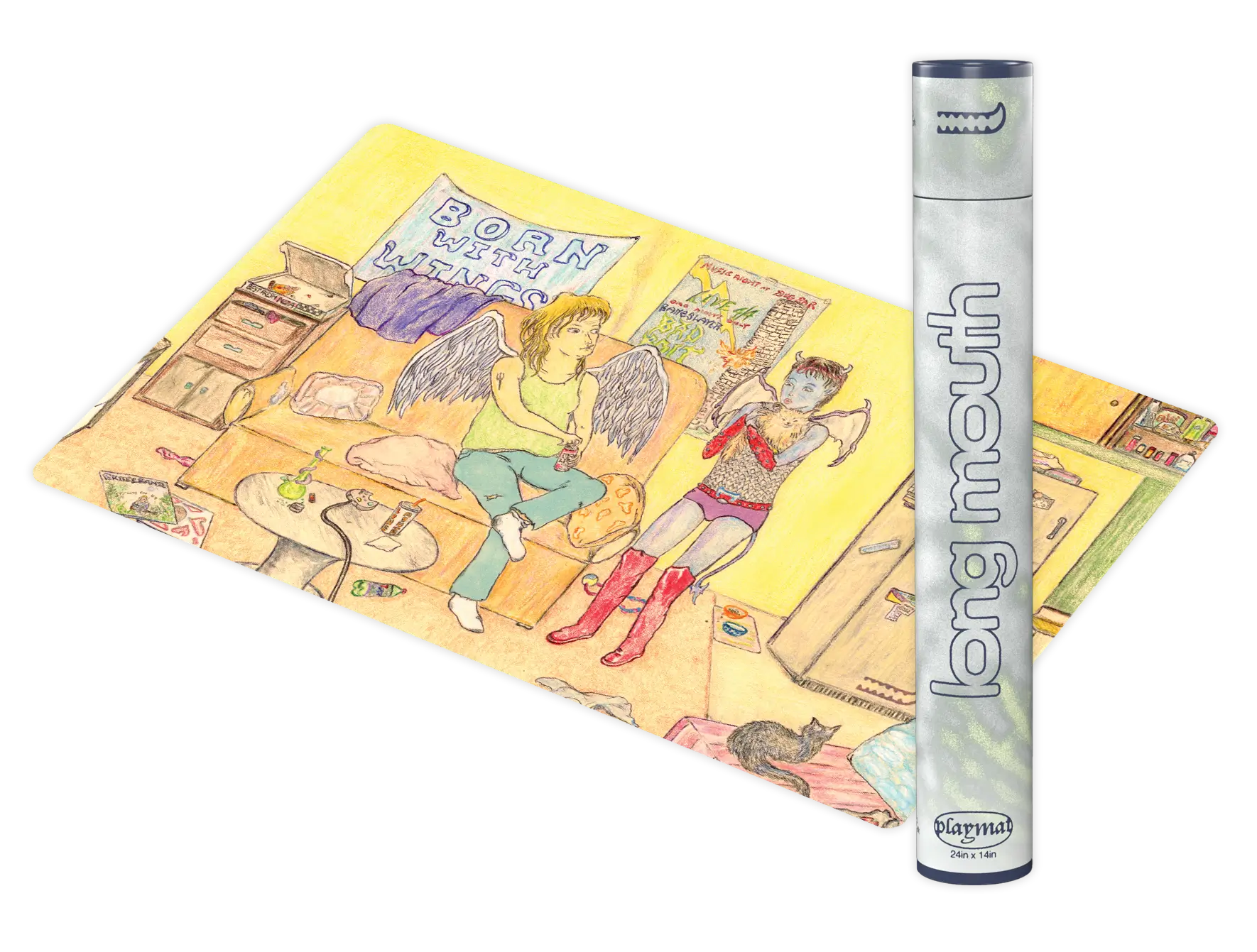 long mouth | Divine Probation | Playmat