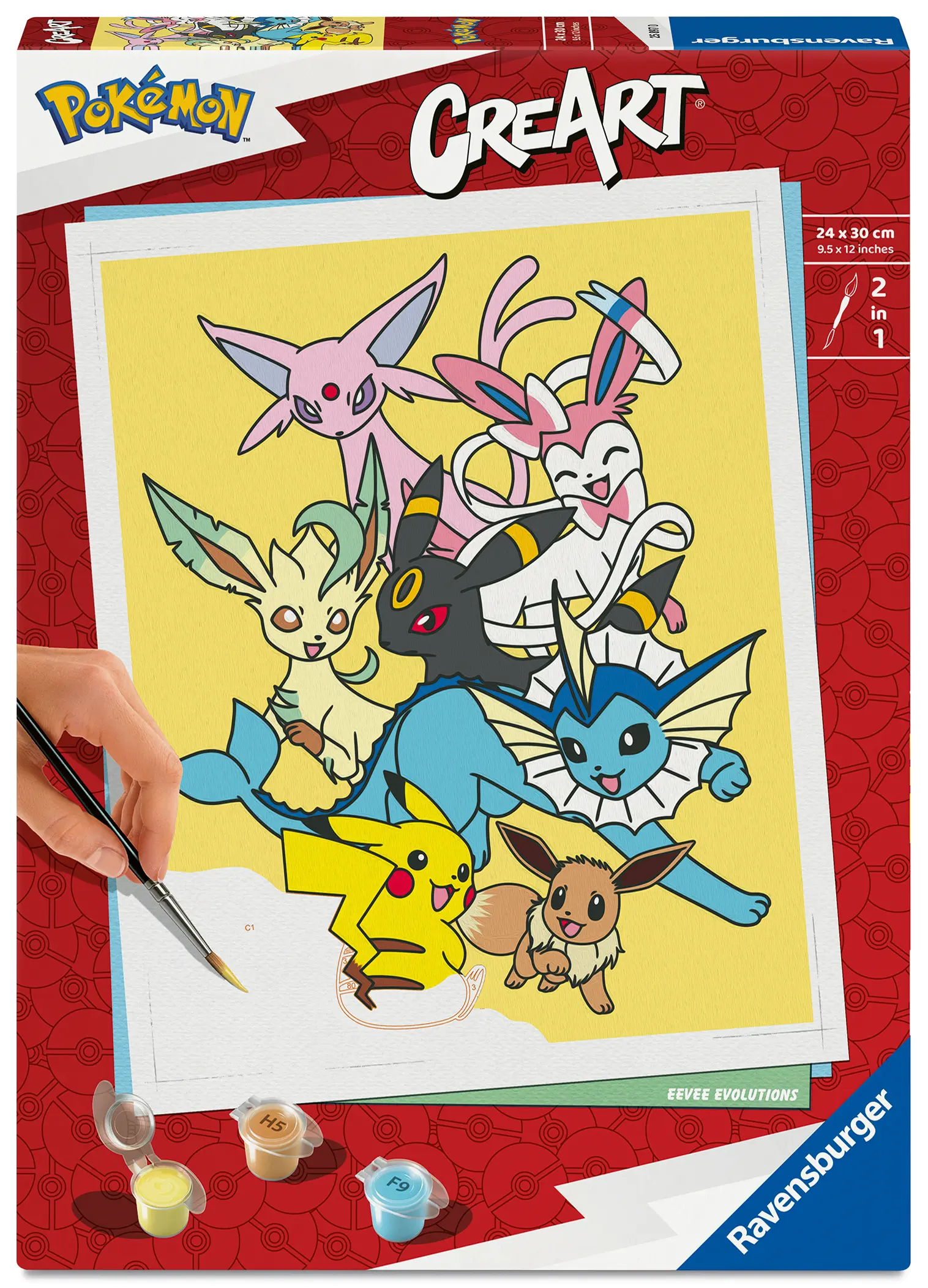 Ravensburger | Pokémon Eevee Evolutions | CreArt Malen nach Zahlen