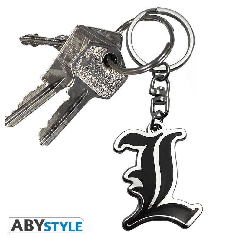 Abysse | L-Symbol Keychain | Death Note