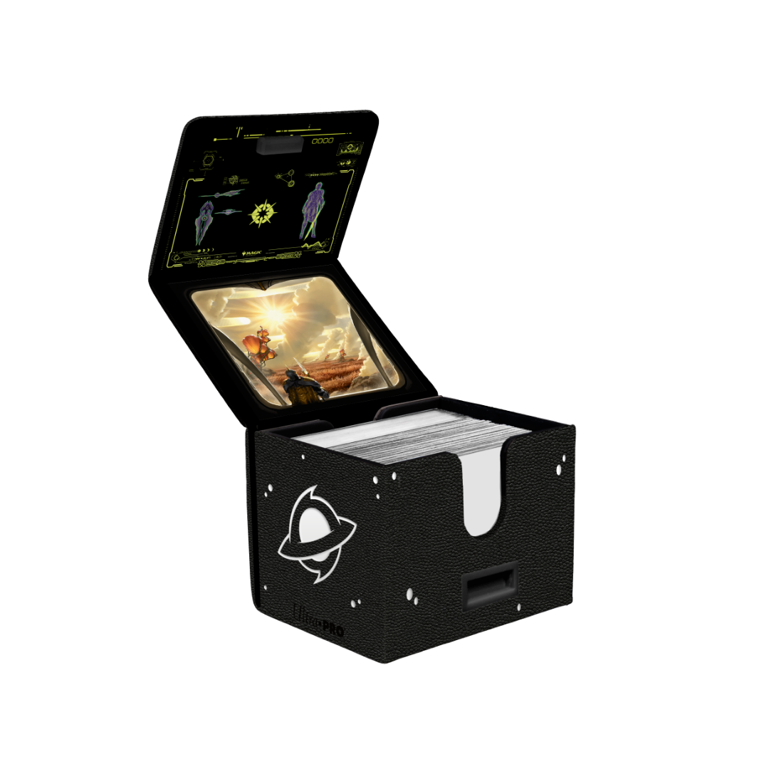 Ultra Pro - Edge of Eternities - Adagia, Windswept Bastion - Premium Alcove Edge Deck Box for Magic: The Gathering