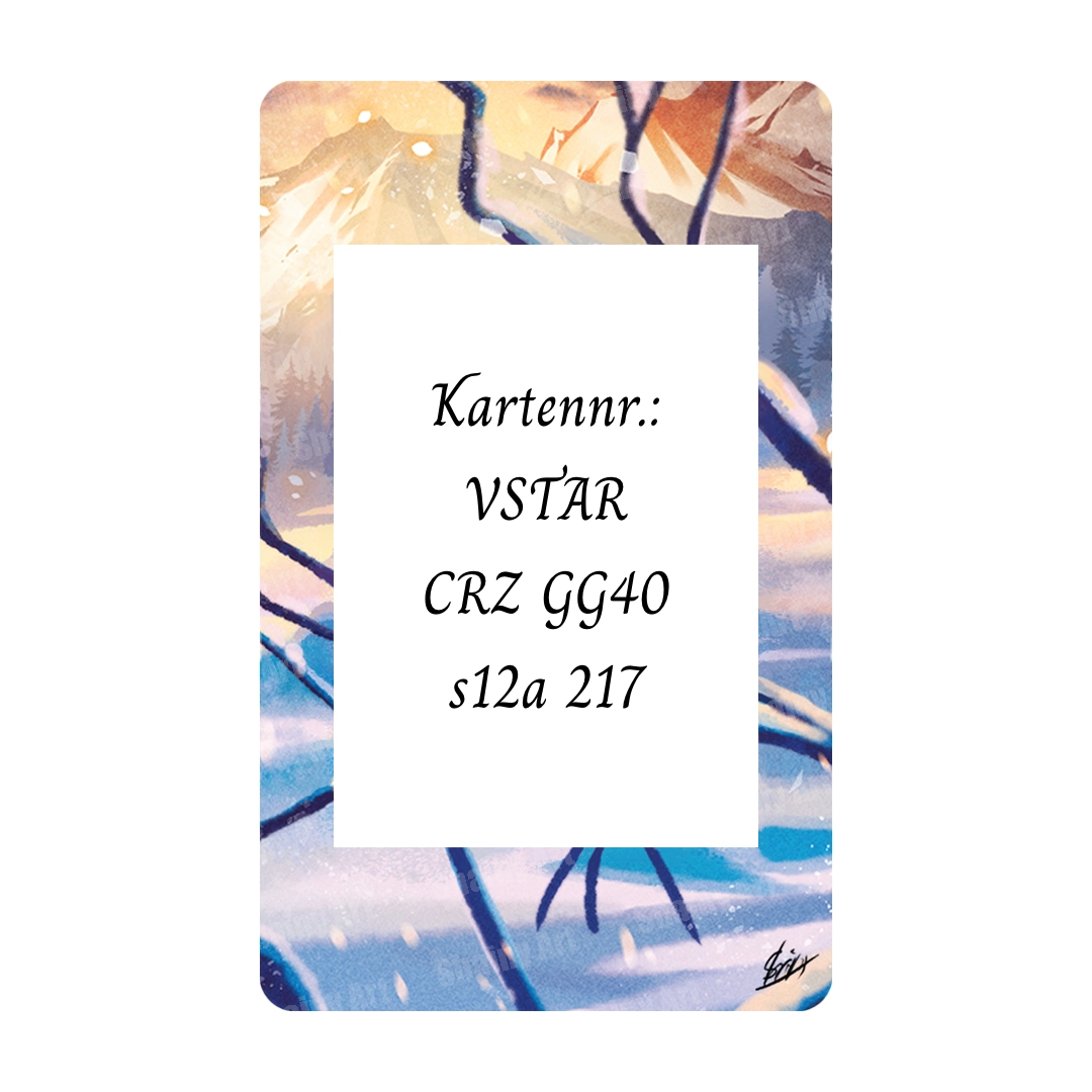 Blossom | Glaziola VSTAR | Extended Art Acryl Case für Pokémon