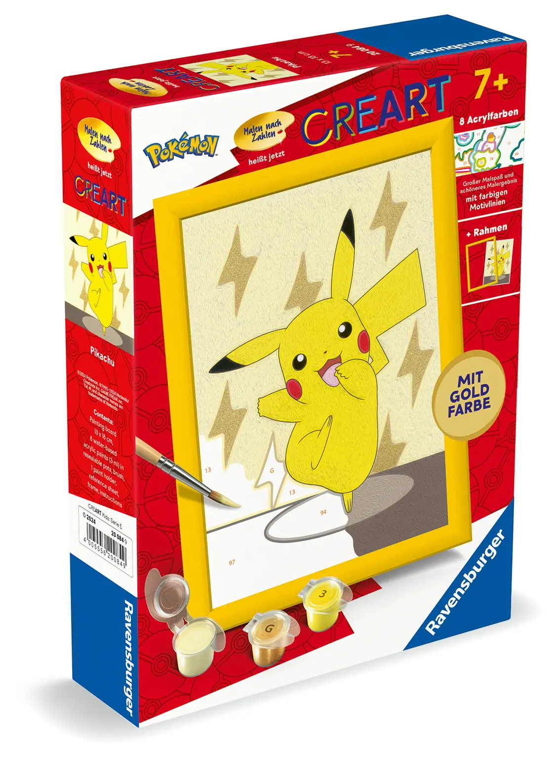 Ravensburger | Pokémon Pikachu Pose | Cre Art Malen nach Zahlen
