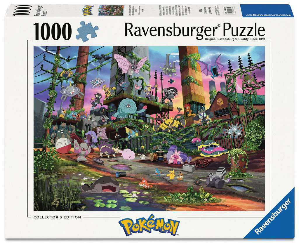 Ravensburger | Pokémon - Blitza und das wiedergewonnene Kraftwerk | 1000 Teile Puzzle