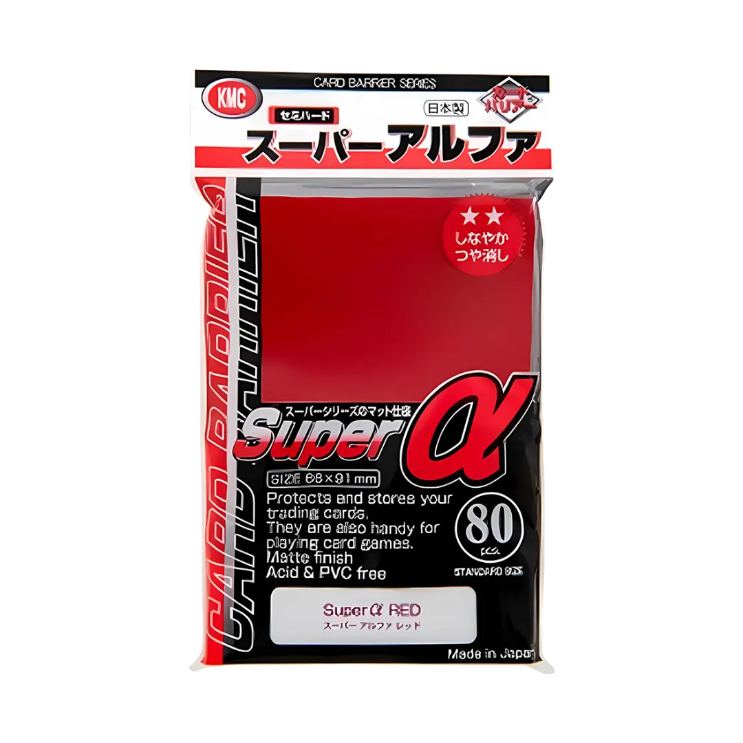 KMC | Standard Sleeves | Super a (Alpha) Rot (80)