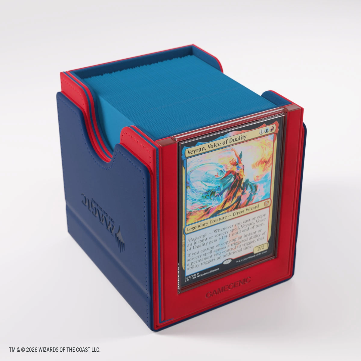 Gamegenic | Secrets of Strixhaven - Rot/Blau | Deckbox Sidekick Plus100+ XL