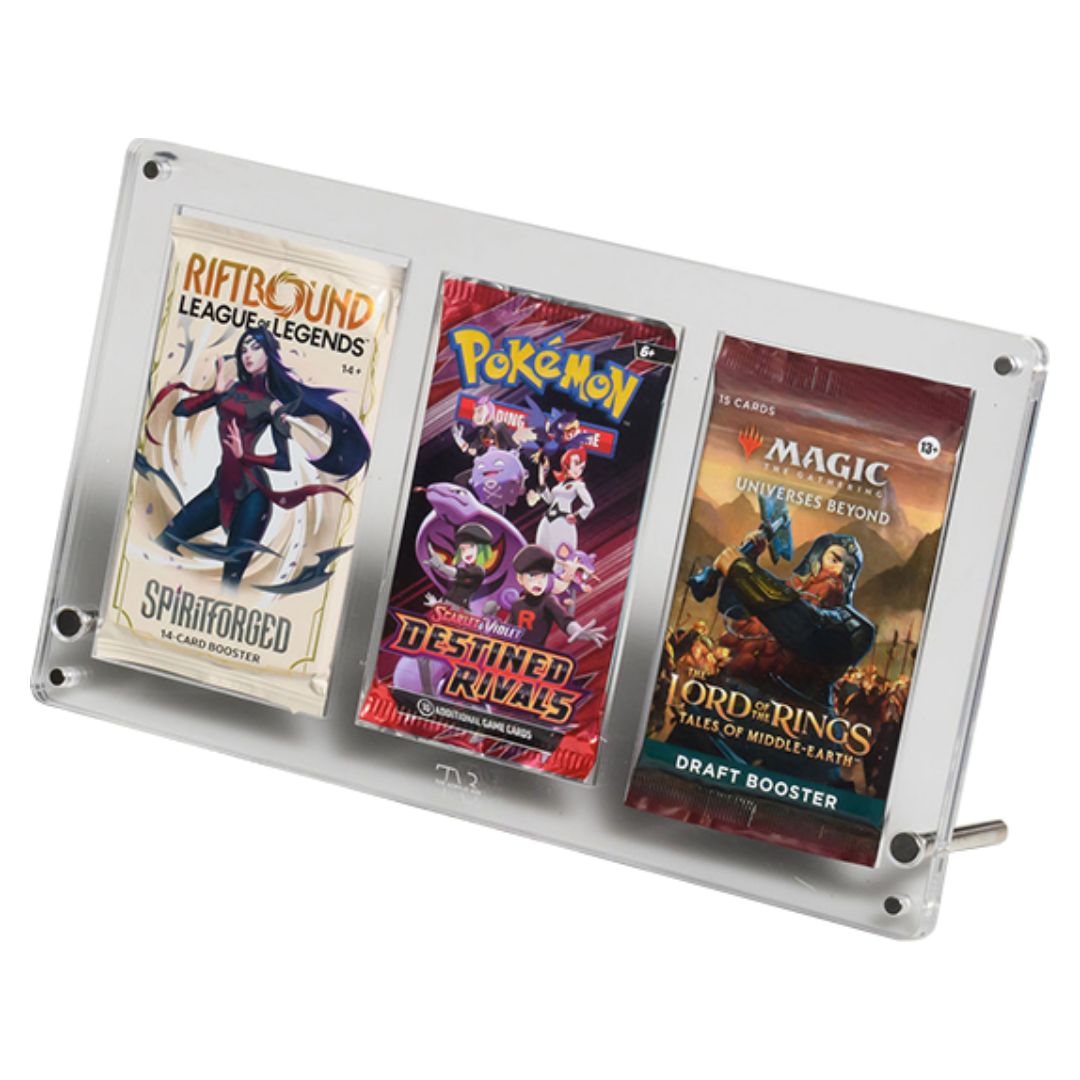 The Acrylic Box | Booster Pack Artset 3 Pieces | Acryl Case