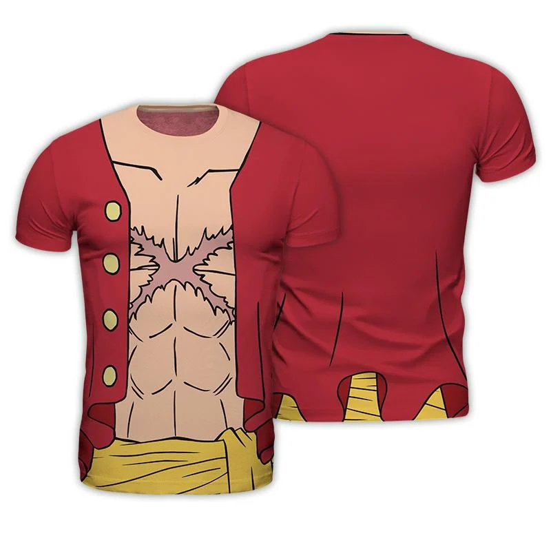 Abysse: One Piece - Replica T-Shirt Herren (M) - Luffy New World
