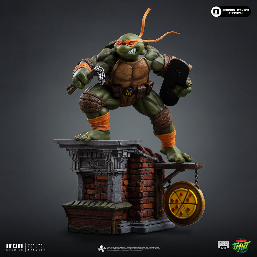 Iron Studios | Michelangelo Unleashed | Teenage Mutant Ninja Turtles Art Scale 1/10