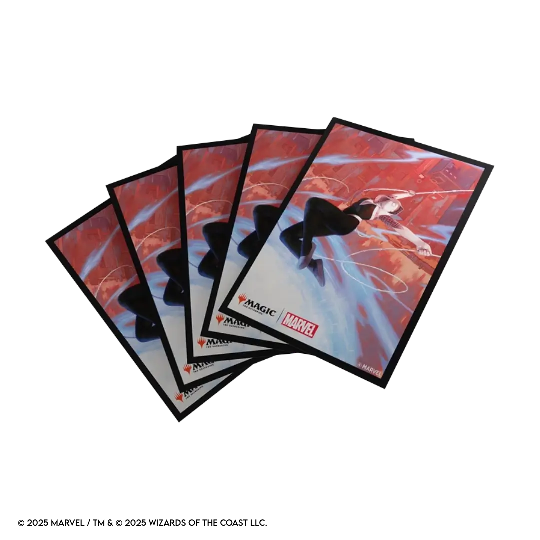 Gamegenic | Magic: The Gathering - Spider-Man / Spider-Gwen | Premium Art Sleeves (105 Stück)