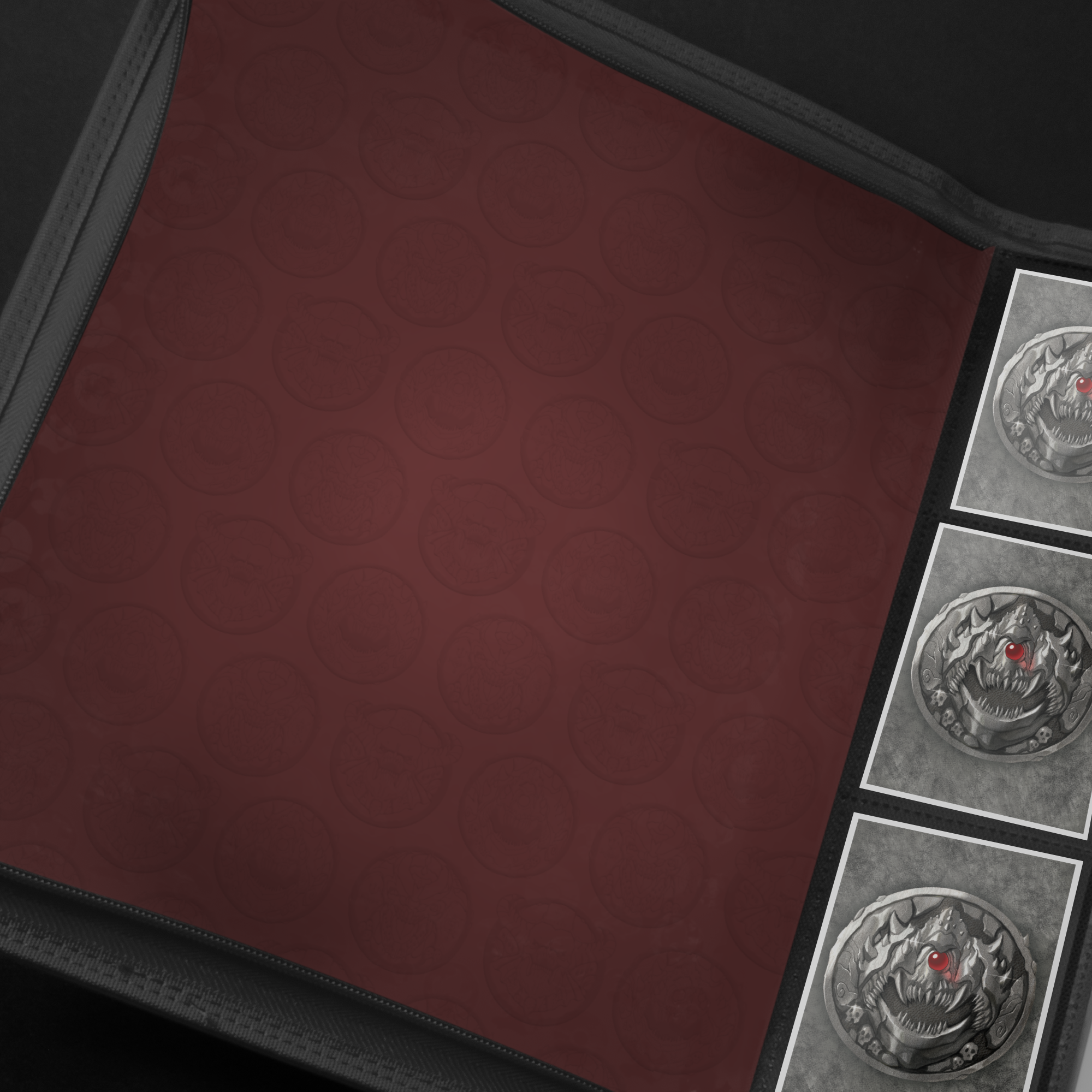 Ultra Pro | DOOM - Creatures of Hell Doom Baron | 9-Pocket Zippered Premium Pro-Binder