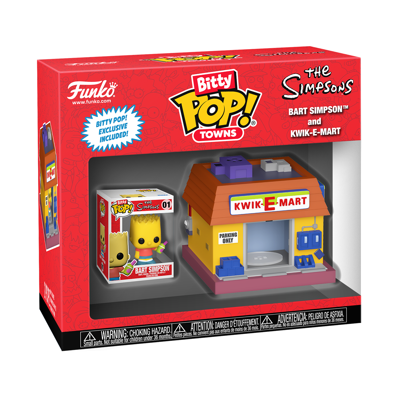 Bitty POP! Town: Bart Simpson and Kwik-E-Mart - The Simpsons