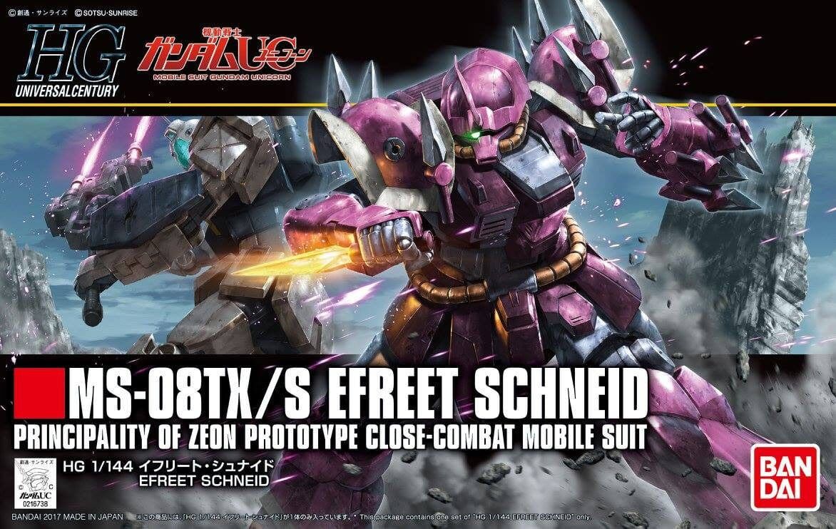 Bandai | HG MS-08TX/S Efreet Schneid | Mobile Suit Gundam Unicorn (1/144)
