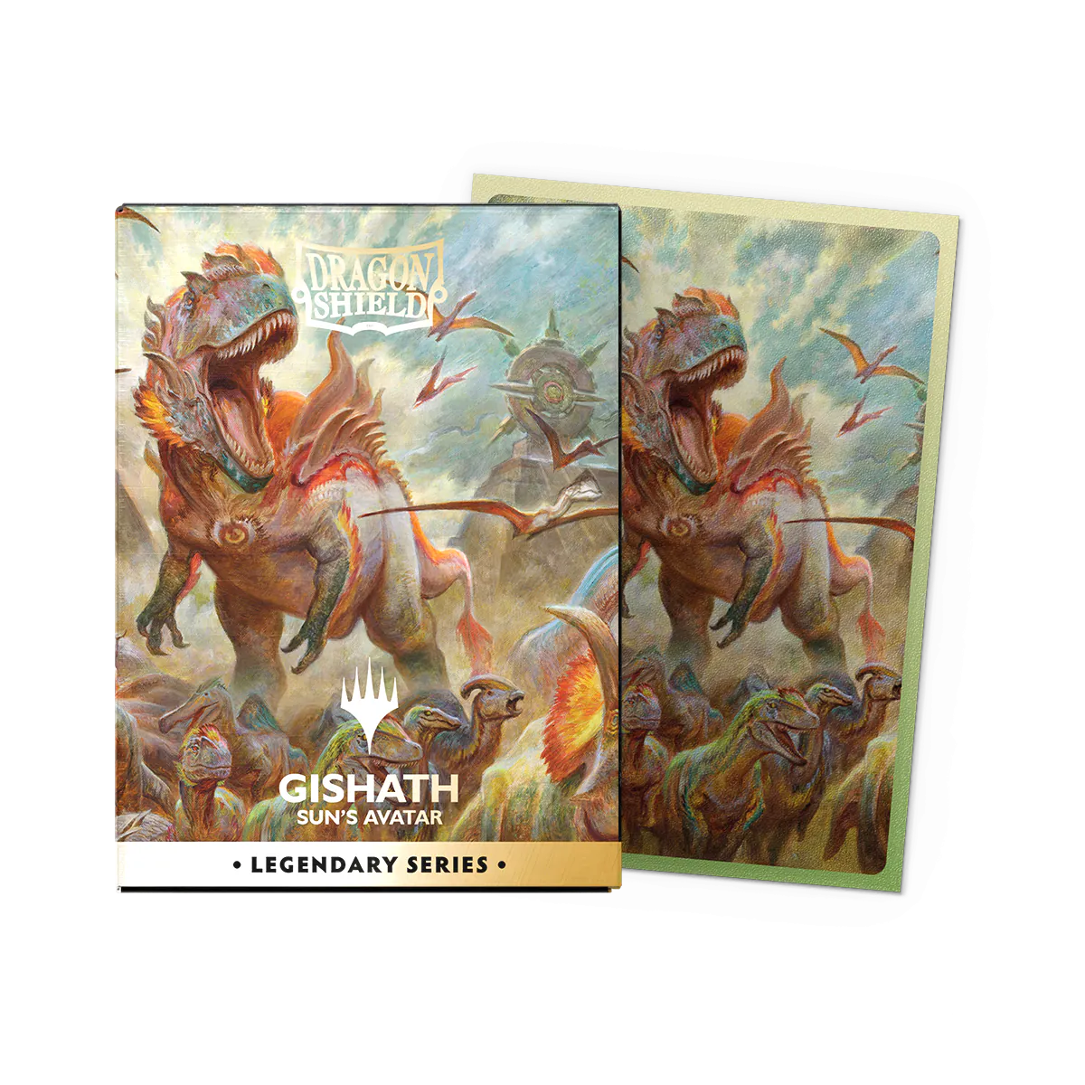 Dragon Shield | Legendary Series - Gishath, Sun´s Avatar | Matte Dual Art Sleeves Standard Size
