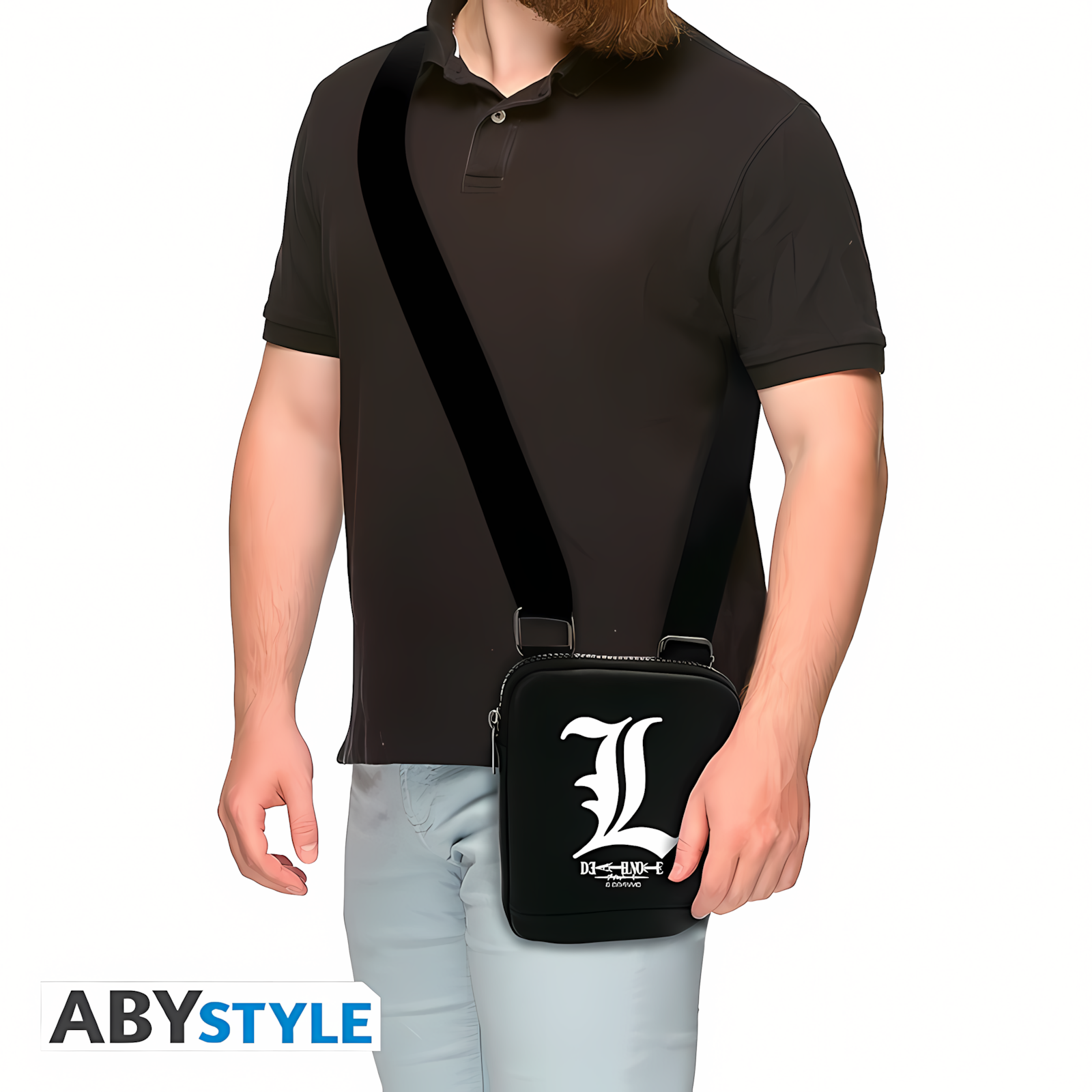 Abysse: Death Note - Messenger Bag Vinyl - L-Symbol