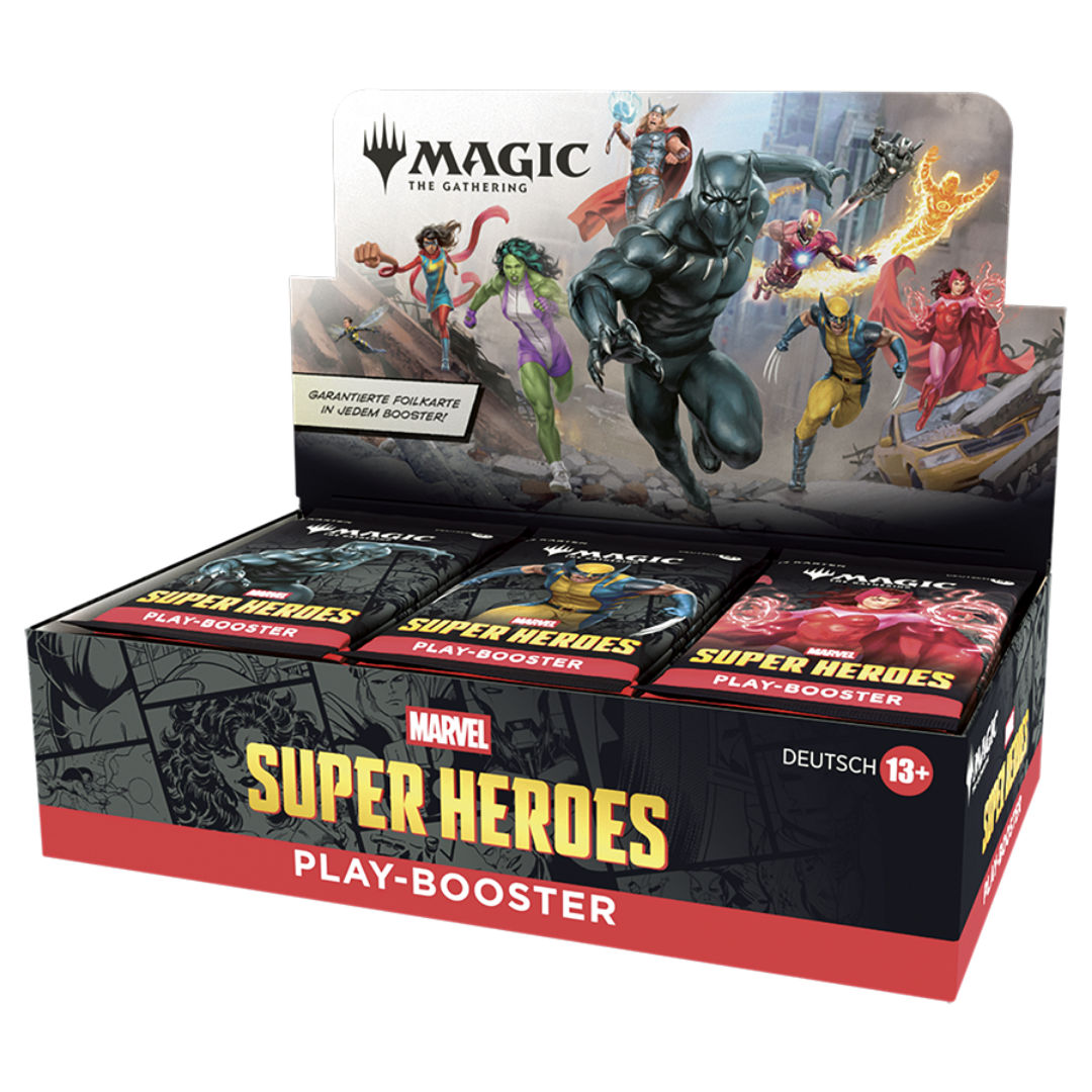 Magic: The Gathering | Marvel Super Heroes | Play Booster Display (DE)
