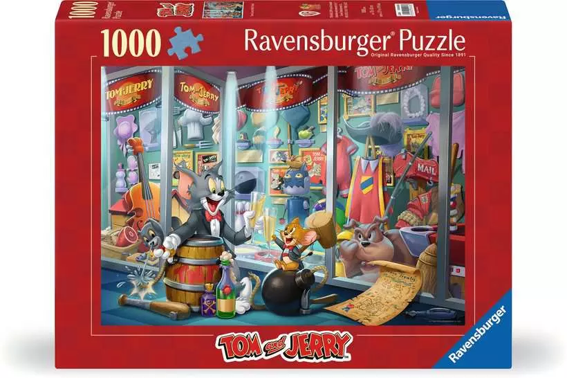 Ravensburger | Ruhmeshalle von Tom & Jerry | 1000 Teile | Puzzle