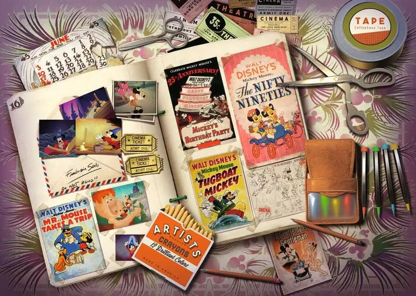 Ravensburger | Disney Micky Maus 1940 | Mickey Moments 1000 Teile Puzzle
