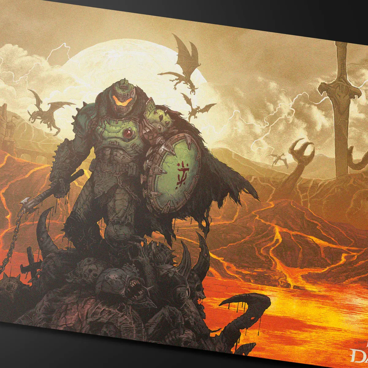 Ultra Pro - Extended Playmat 2 for Bethesda - Doom