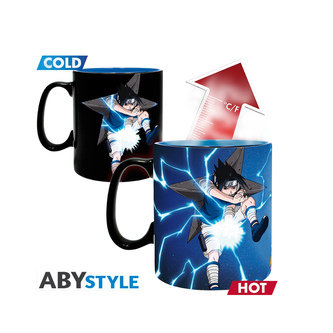 Abysse: Naruto Heat Change Mug - Naruto & Sasuke 460ml
