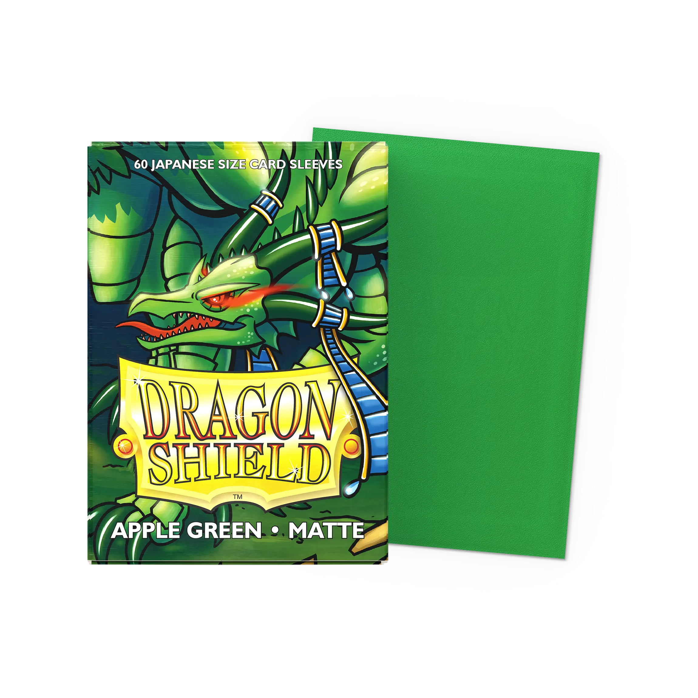 Dragon Shield: Apple Green - Matte Sleeves - Japanese Size