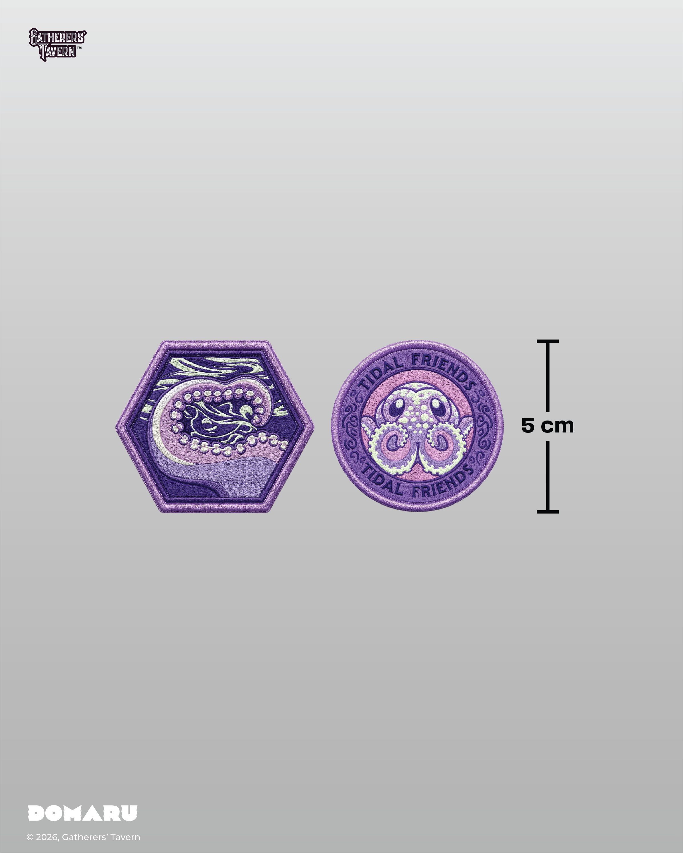 Gatherers' Tavern | Tentacle Tango Deco Patch DOMARU | Binder 4-Pocket