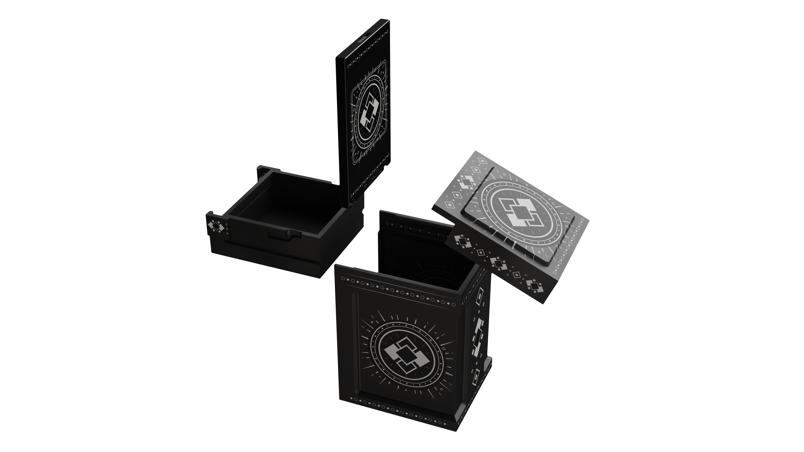Ultra Pro | Obsidian ONE-TOUCH | Tower Deck-Box