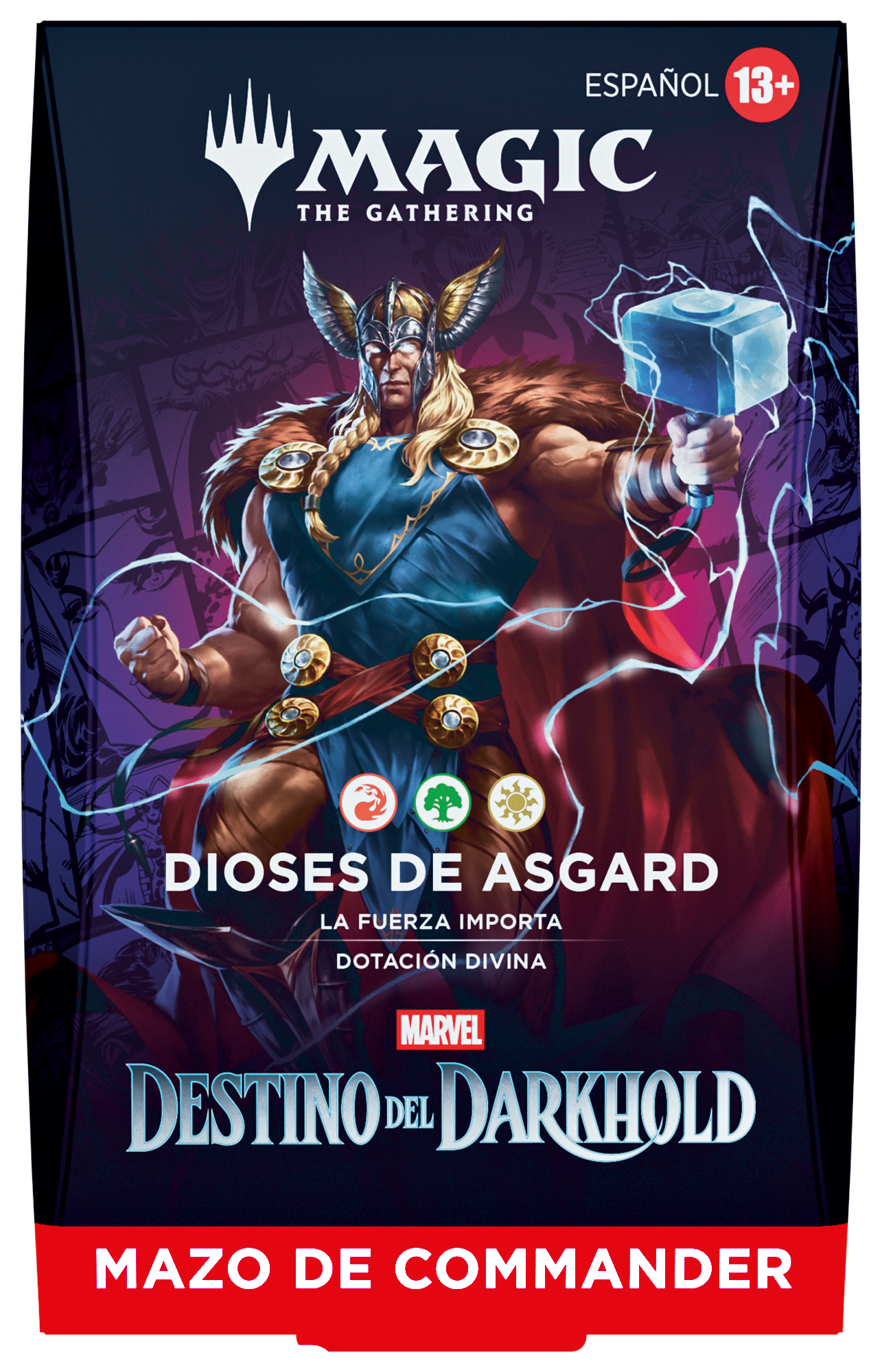 Magic: The Gathering | Marvel Darkhold Destiny | Commander Deck Display (4 Stk.) (ES)
