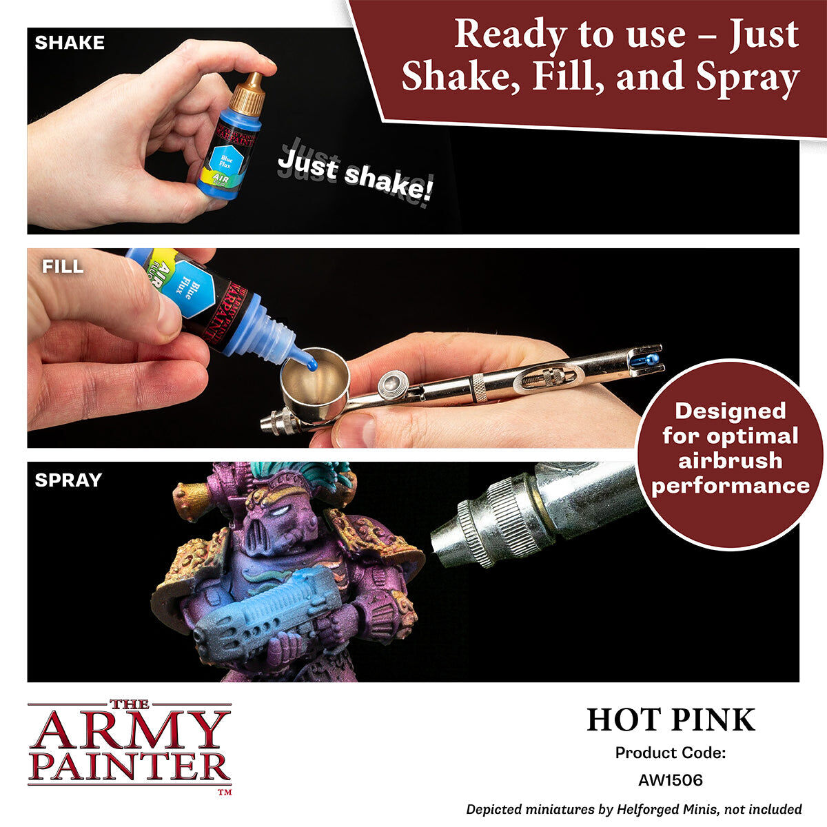 The Army Painter - Hot Pink - Warpaints Air Fluorescent