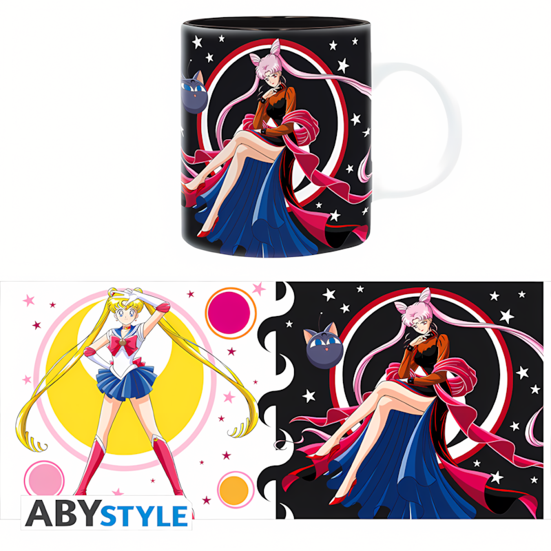 Abysse | Sailor Moon | Sailor Moon vs Black Lady Mug (320ml)
