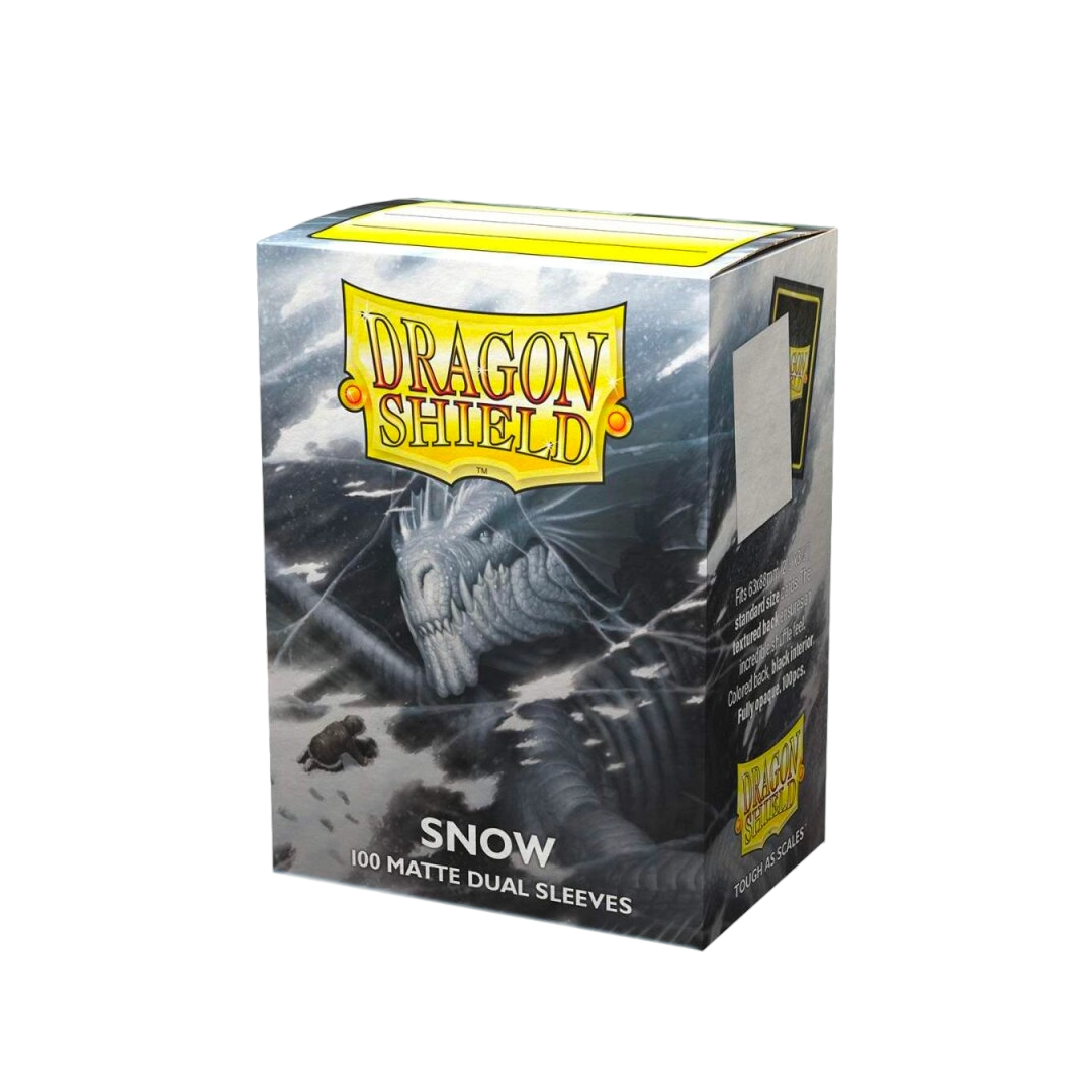 Dragon Shield: Snow - Matte Dual Sleeves - Standard Size