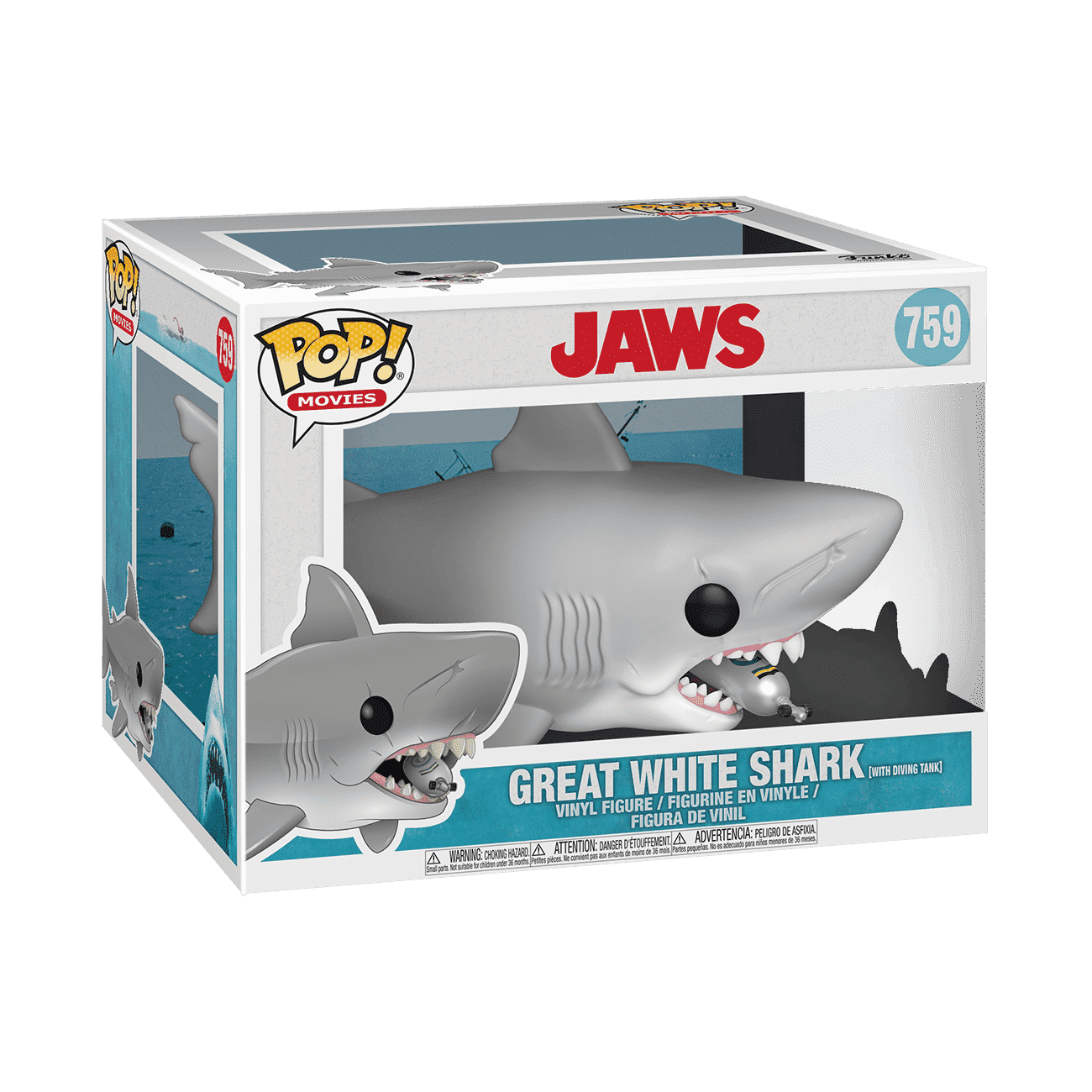 POP! Movies: Super Jaws with Diving Tank - Super