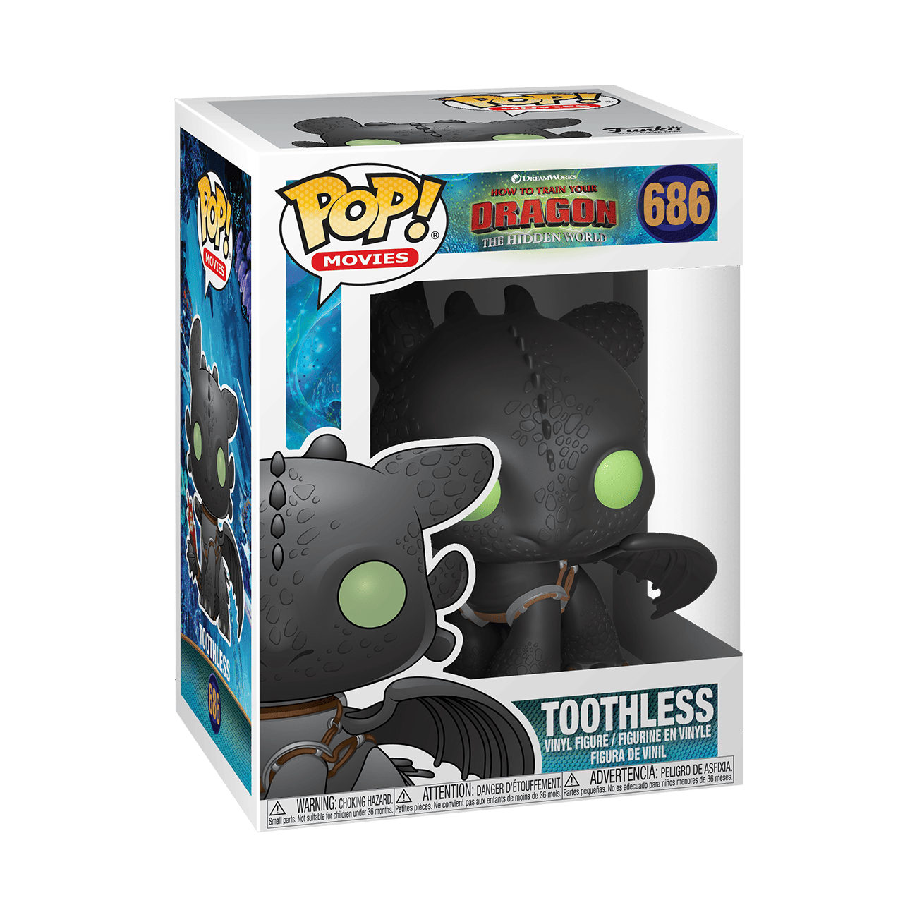POP! Movies: Toothless - How To Train Your Dragon 3