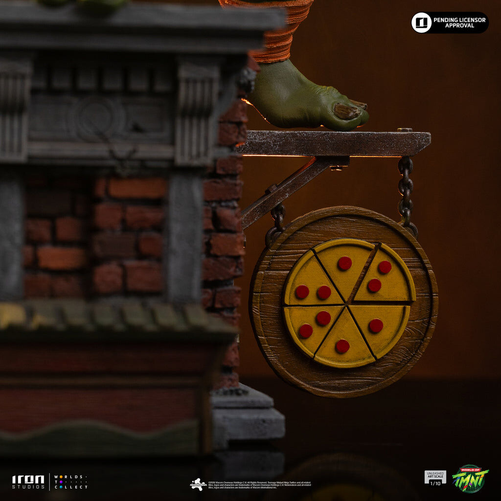 Iron Studios | Michelangelo Unleashed | Teenage Mutant Ninja Turtles Art Scale 1/10