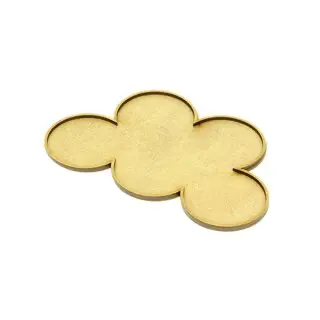 Kraken Wargames | Skirmish Tray Rund | 25mm (6 Stück)