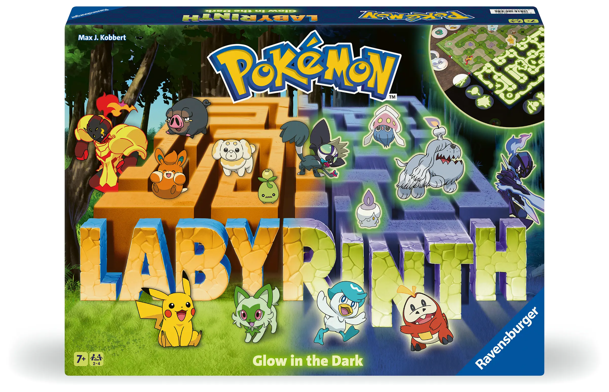 Ravensburger | Pokémon Labyrinth Glow in the Dark | Gesellschaftsspiel