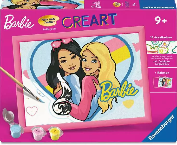 Ravensburger | Barbie-Duo | CreArt Malen nach Zahlen