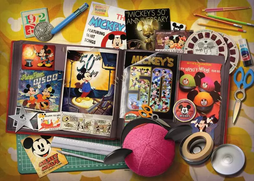 Ravensburger | Disney Micky Maus 1970 Mickey Moments 1000 Teile | Puzzle