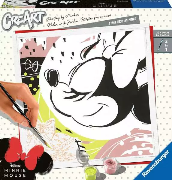 Ravensburger | Disney Timeless Minnie | Adults Trend CreArt Mahlen nach Zahlen