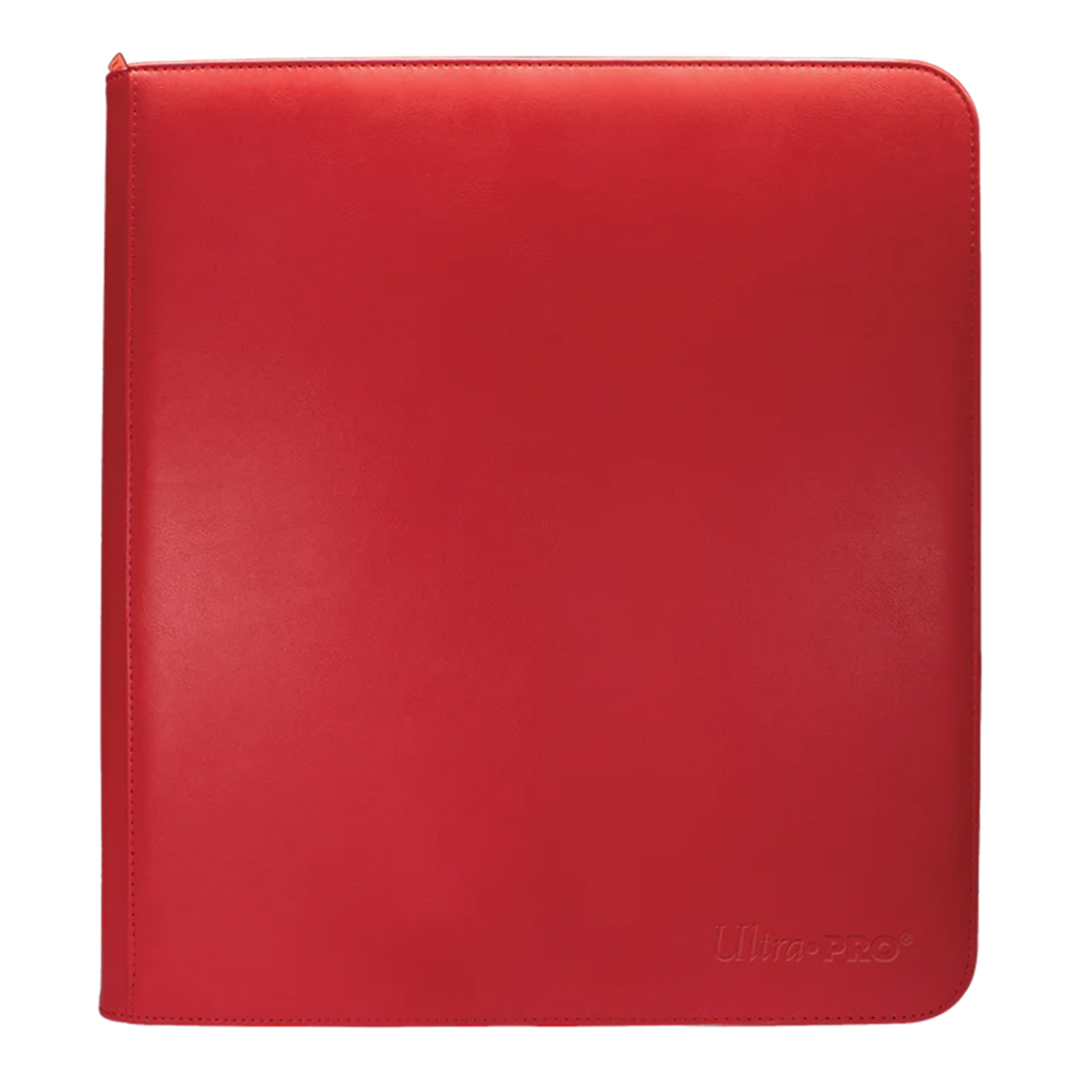 Ultra Pro | Vivid - Red | 12-Pocket Zippered PRO-Binder